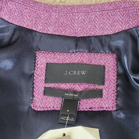 NWT Rare Wool Herringbone SUIT--Hacking Blazer and No. 2 Pencil Skirt - Picture 3 of 16